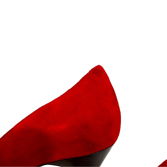 Cole Haan Nike air red suede pumps, size 9 - Picture 10 of 12